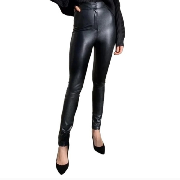 Aritzia Babaton Caspian Vegan Leather Pants - Picture 2 of 8